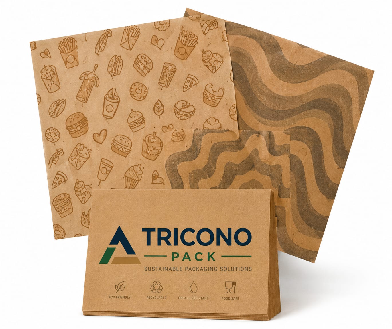Food Grade Tray Liners, Food Wrapping Papers & Butter Papers